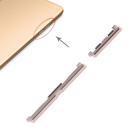 Touches latérales pour OPPO R9s (Or)