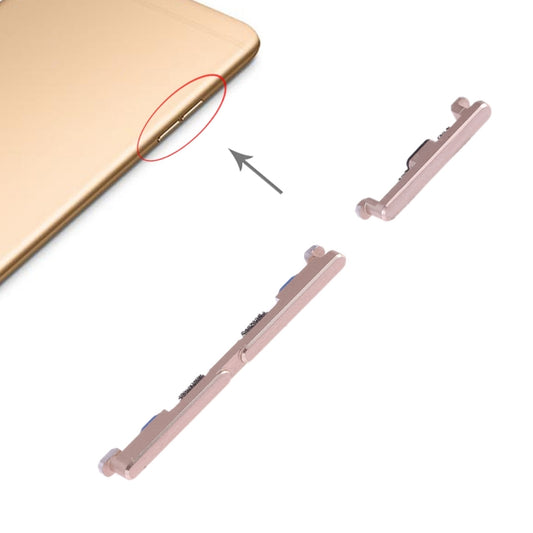 For OPPO R9 Plus Side Keys(Gold) - Home key & Side Key by buy2fix | Online Shopping UK | buy2fix