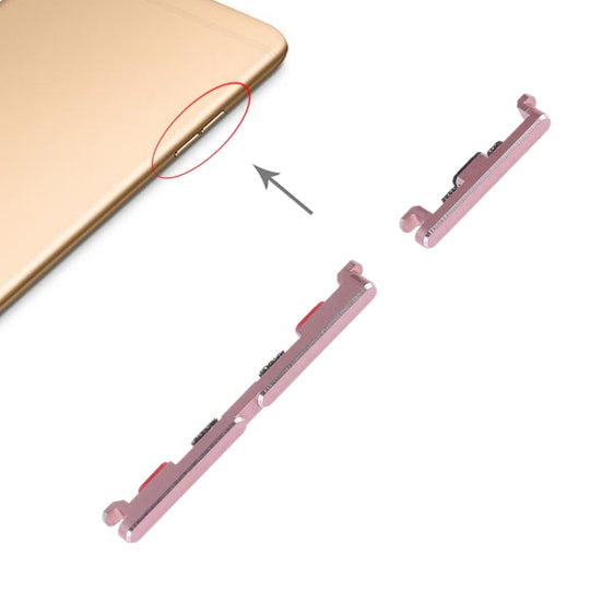 Touches latérales pour OPPO R9 Plus (or rose)