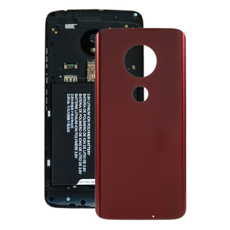 Battery Back Cover for Motorola Moto G7 Plus(Red) - Back Cover by buy2fix | Online Shopping UK | buy2fix