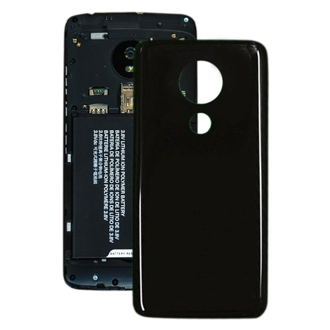 Battery Back Cover for Motorola Moto G7 Power(Black) - Back Cover by buy2fix | Online Shopping UK | buy2fix