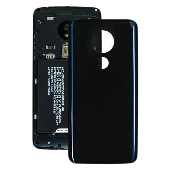 Battery Back Cover for Motorola Moto G7 Power(Blue) - Back Cover by buy2fix | Online Shopping UK | buy2fix