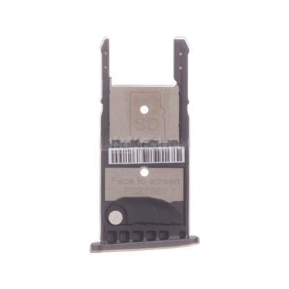 SIM Card Tray + Micro SD Card Tray for Motorola Moto G5 Plus (Black) - Card Socket by buy2fix | Online Shopping UK | buy2fix