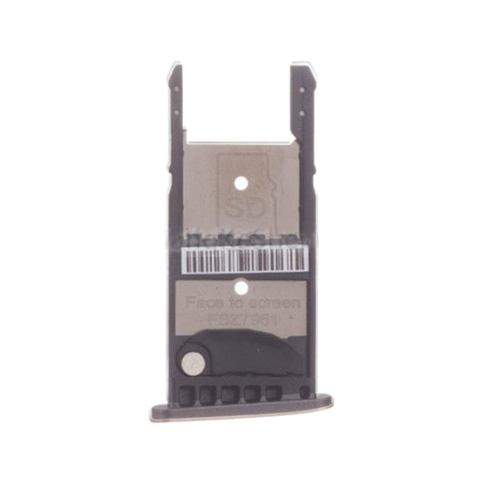 SIM Card Tray + Micro SD Card Tray for Motorola Moto G5 Plus (Black) - Card Socket by buy2fix | Online Shopping UK | buy2fix