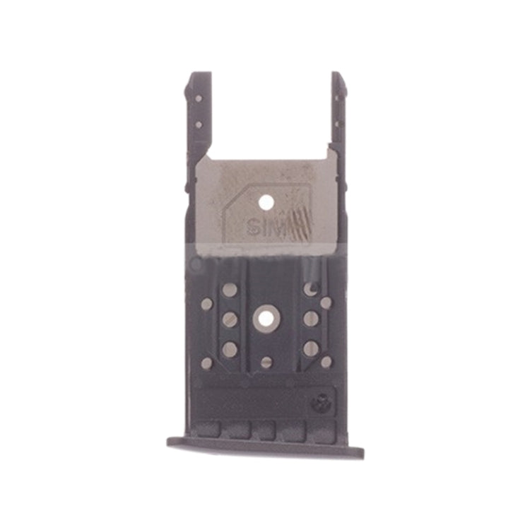 SIM Card Tray + Micro SD Card Tray for Motorola Moto G5 Plus (Black) - Card Socket by buy2fix | Online Shopping UK | buy2fix