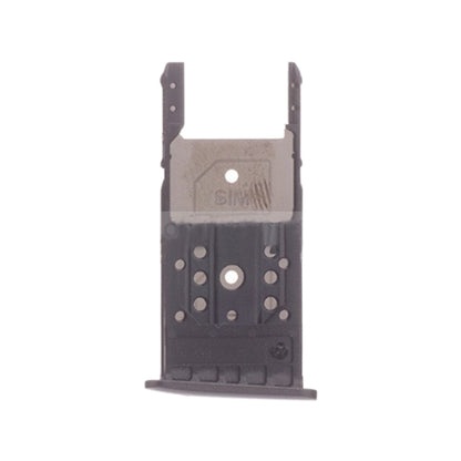 SIM Card Tray + Micro SD Card Tray for Motorola Moto G5 Plus (Black) - Card Socket by buy2fix | Online Shopping UK | buy2fix