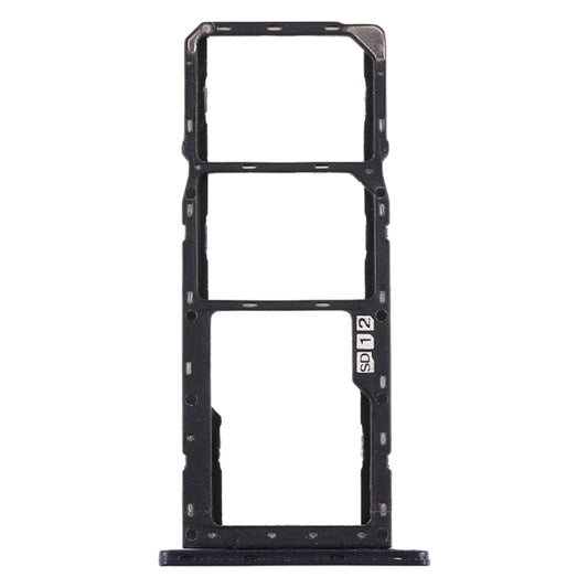 SIM Card Tray + SIM Card Tray + Micro SD Card Tray for Asus Zenfone Max Pro (M1) ZB601KL ZB602KL(Black) - Card Tray by buy2fix | Online Shopping UK | buy2fix