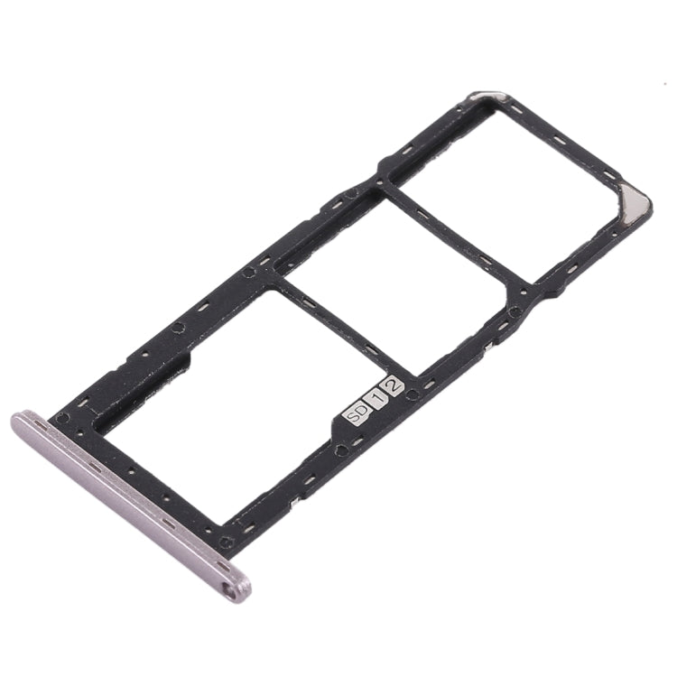 SIM Card Tray + SIM Card Tray + Micro SD Card Tray for Asus Zenfone Max Pro (M1) ZB601KL ZB602KL(Silver) - Card Tray by buy2fix | Online Shopping UK | buy2fix