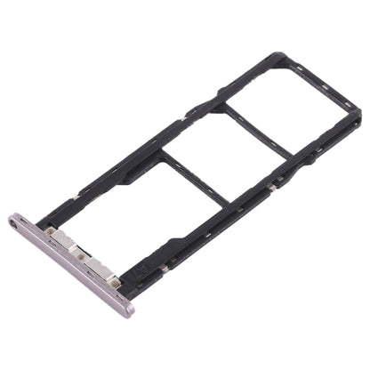SIM Card Tray + SIM Card Tray + Micro SD Card Tray for Asus Zenfone Max Pro (M1) ZB601KL ZB602KL(Silver) - Card Tray by buy2fix | Online Shopping UK | buy2fix