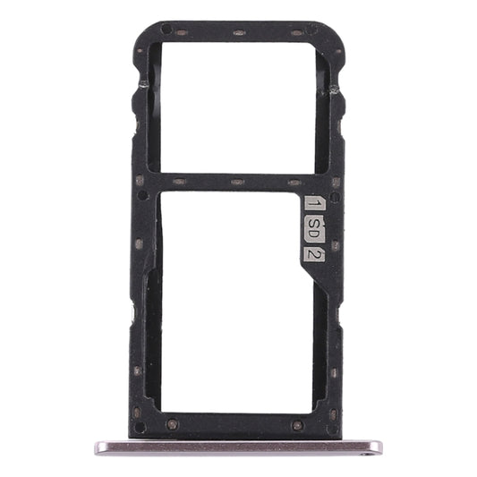 SIM Card Tray + SIM Card Tray / Micro SD Card Tray for Asus Zenfone 5 ZE620KL(Silver) - Card Tray by buy2fix | Online Shopping UK | buy2fix