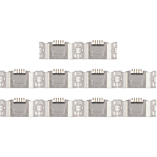 10 PCS Charging Port Connector for Nokia 6 - Charging Port Connector by buy2fix | Online Shopping UK | buy2fix