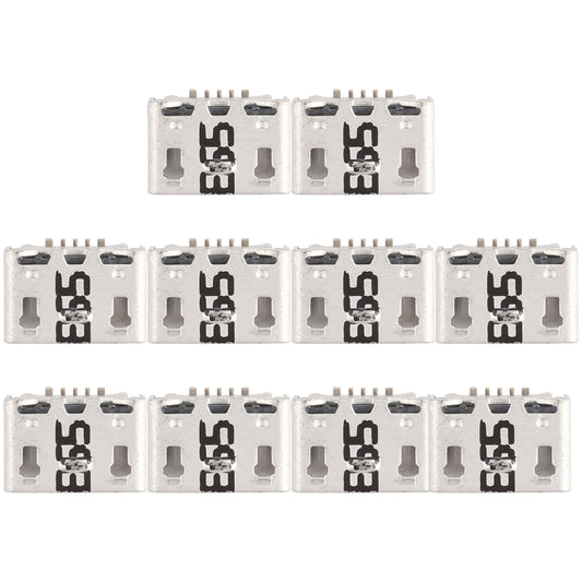 For OPPO A31 / A33 / A37 / A51 10pcs Charging Port Connector - Single Tail Connector by buy2fix | Online Shopping UK | buy2fix