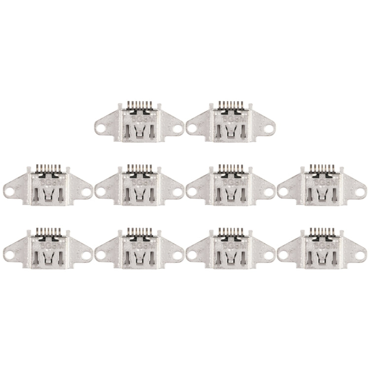For OPPO A59s / A59 10pcs Charging Port Connector - Single Tail Connector by buy2fix | Online Shopping UK | buy2fix