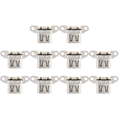 For OPPO R15 / A1 10pcs Charging Port Connector - Single Tail Connector by buy2fix | Online Shopping UK | buy2fix