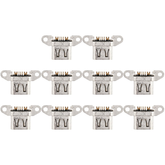 For OPPO R15 / A1 10pcs Charging Port Connector - Single Tail Connector by buy2fix | Online Shopping UK | buy2fix