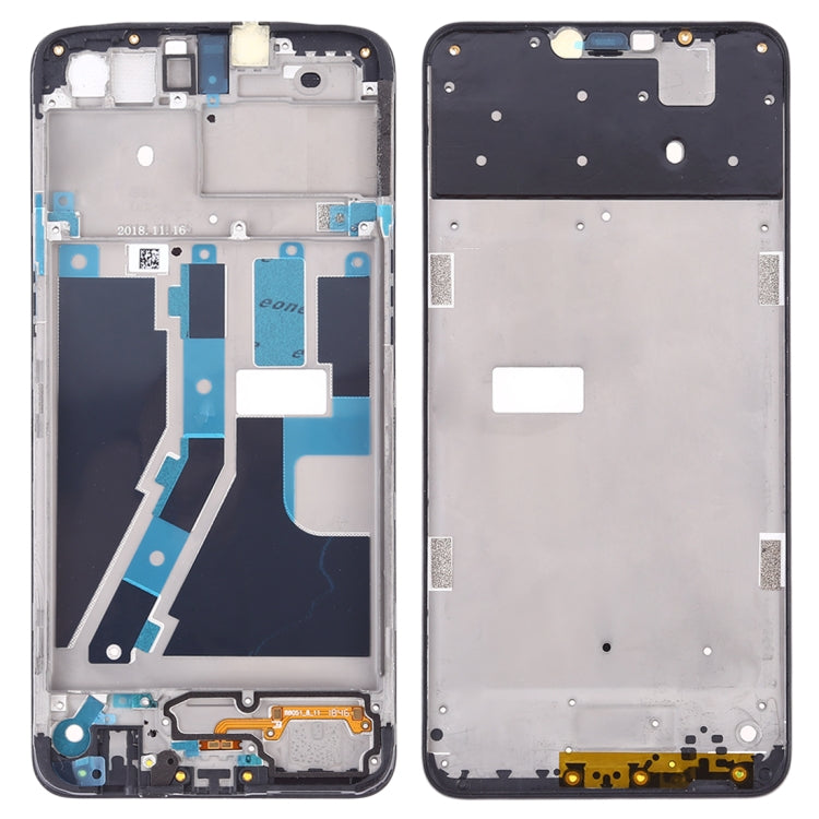For OPPO R15X Middle Frame Bezel Plate (Black) - Frame Bezel Plate by buy2fix | Online Shopping UK | buy2fix