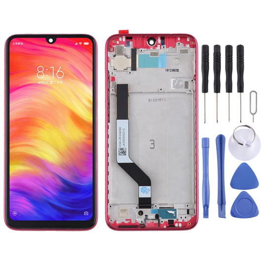 TFT LCD Screen for Xiaomi Redmi Note 7 / Redmi Note 7 Pro Digitizer Full Assembly with Frame(Red) - LCD Screen by buy2fix | Online Shopping UK | buy2fix