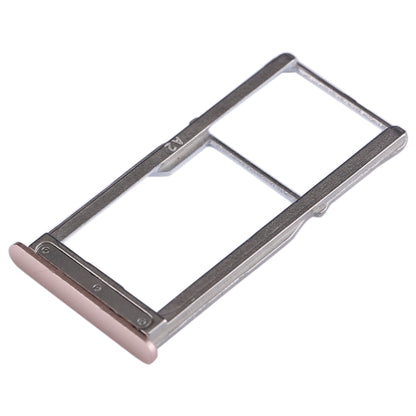 For Meizu 15 SIM Card Tray + SIM Card Tray / Micro SD Card Tray (Gold) - For Meizu by buy2fix | Online Shopping UK | buy2fix