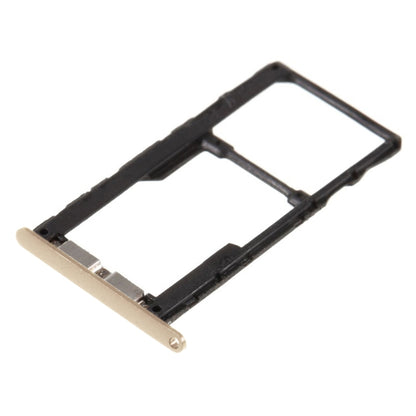 SIM Card Tray + SIM Card Tray / Micro SD Card Tray for Motorola Moto G5S(Gold) - Card Socket by buy2fix | Online Shopping UK | buy2fix