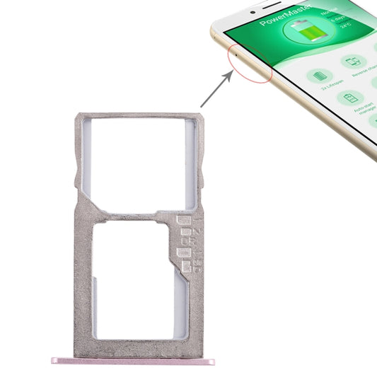 SIM Card Tray + Micro SD Card Tray for Asus Zenfone 3 Max ZC553KL(Pink) - Card Tray by buy2fix | Online Shopping UK | buy2fix