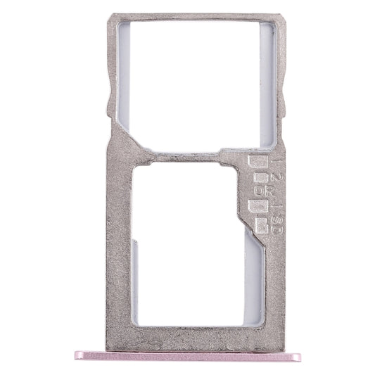 SIM Card Tray + Micro SD Card Tray for Asus Zenfone 3 Max ZC553KL(Pink) - Card Tray by buy2fix | Online Shopping UK | buy2fix
