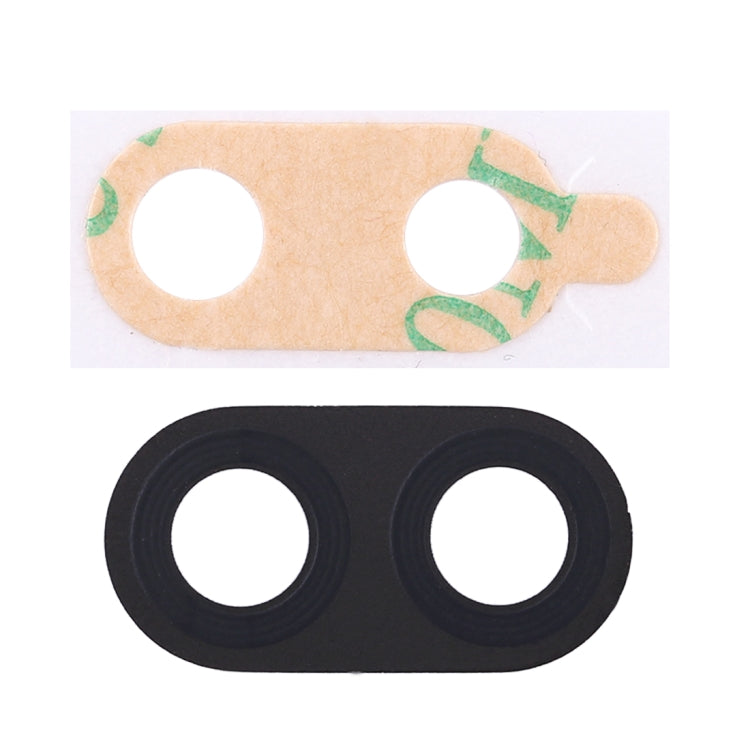 For Galaxy C8 / C710 10pcs Back Camera Lens Cover with Sticker (Black) - Camera Series by buy2fix | Online Shopping UK | buy2fix