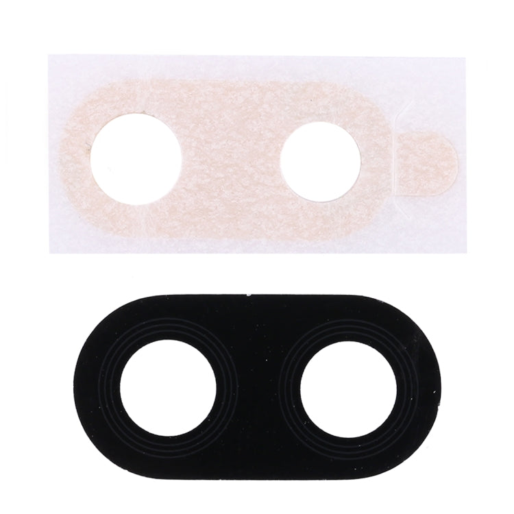 For Galaxy C8 / C710 10pcs Back Camera Lens Cover with Sticker (Black) - Camera Series by buy2fix | Online Shopping UK | buy2fix