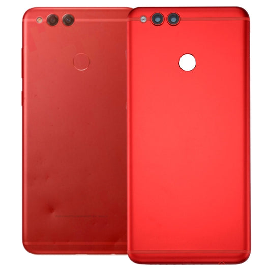 For Huawei Honor Play 7X Back Cover(Red) - Back Cover by buy2fix | Online Shopping UK | buy2fix