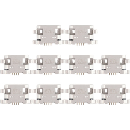 10 PCS Charging Port Connector for Xiaomi Redmi Note 5A - Tail Connector by buy2fix | Online Shopping UK | buy2fix