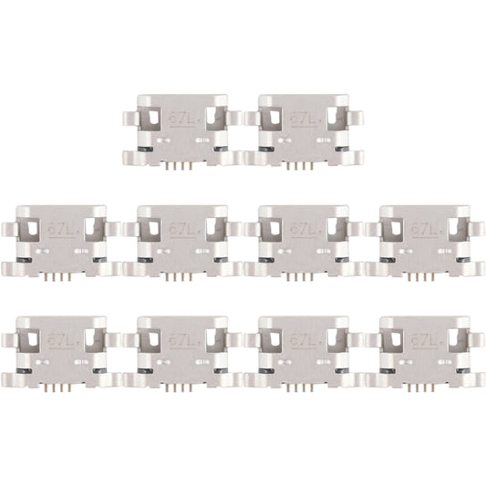 10 PCS Charging Port Connector for Xiaomi Redmi Note 5A - Tail Connector by buy2fix | Online Shopping UK | buy2fix