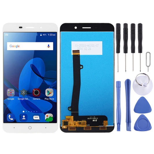 OEM LCD Screen for ZTE Blade A602 with Digitizer Full Assembly (White) - For ZTE by buy2fix | Online Shopping UK | buy2fix
