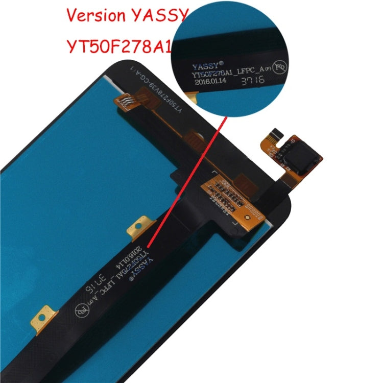 OEM LCD Screen for ZTE Blade A610 A610C with Digitizer Full Assembly (Black) - For ZTE by buy2fix | Online Shopping UK | buy2fix