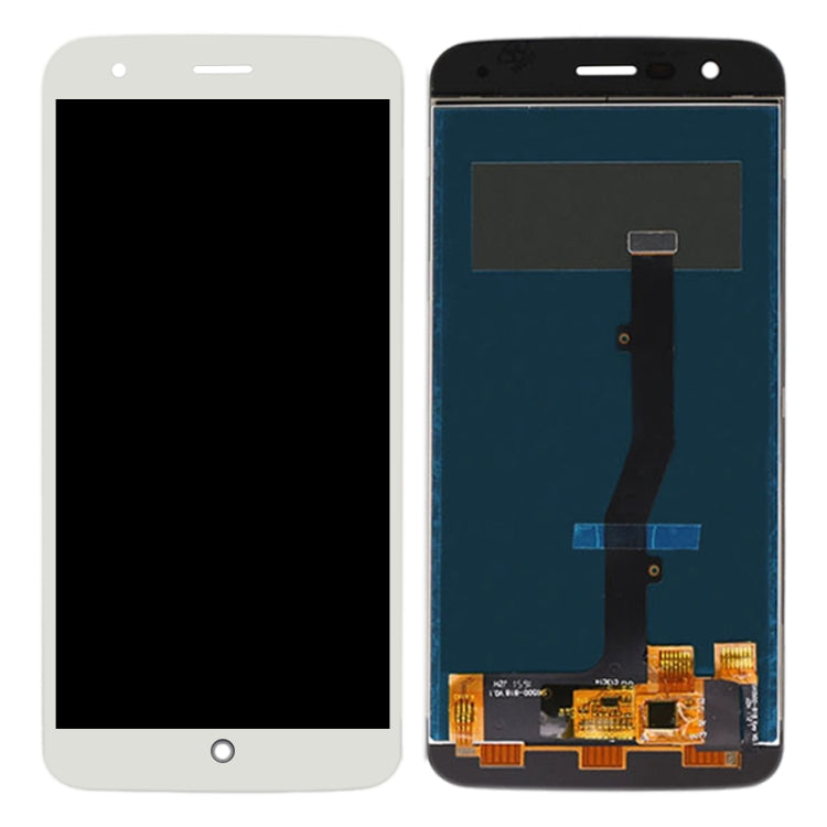 OEM LCD Screen for ZTE Blade V8 Lite with Digitizer Full Assembly (White) - For ZTE by buy2fix | Online Shopping UK | buy2fix
