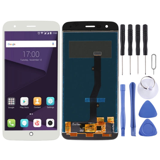 OEM LCD Screen for ZTE Blade V8 Lite with Digitizer Full Assembly (White) - For ZTE by buy2fix | Online Shopping UK | buy2fix