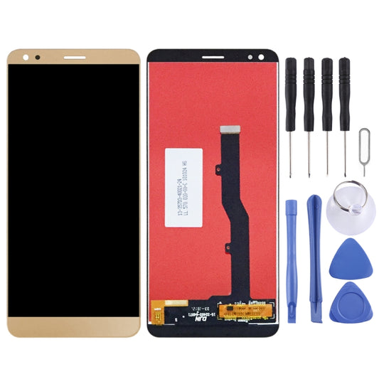 OEM LCD Screen for ZTE Blade V9 V0900  with Digitizer Full Assembly (Gold) - For ZTE by buy2fix | Online Shopping UK | buy2fix