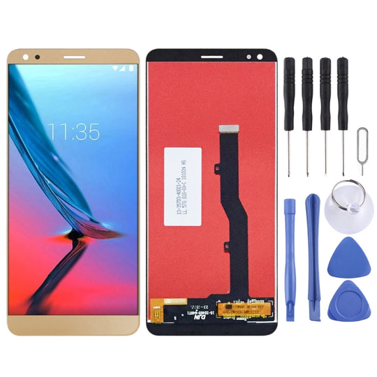 LCD-Bildschirm und Digitizer-Vollmontage für ZTE Blade V9 V0900 (Gold)