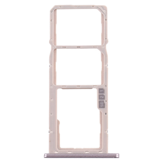 SIM Card Tray + SIM Card Tray + Micro SD Card Tray for Asus Zenfone Max M2 ZB633KL(Gold) - Card Tray by buy2fix | Online Shopping UK | buy2fix