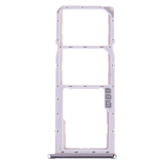 SIM Card Tray + SIM Card Tray + Micro SD Card Tray for Asus ZenFone Max Pro (M2) ZB631KL(Silver) - Card Tray by buy2fix | Online Shopping UK | buy2fix