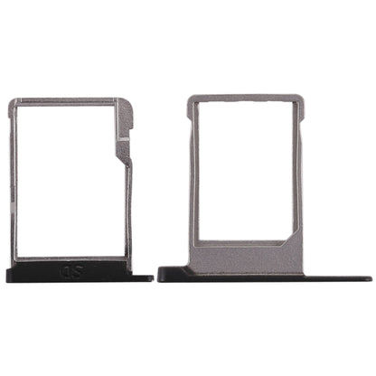 SIM Card Tray + Micro SD Card Tray for Blackberry Priv (Black) - For BlackBerry by buy2fix | Online Shopping UK | buy2fix