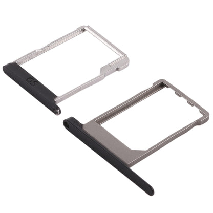 SIM Card Tray + Micro SD Card Tray for Blackberry Priv (Black) - For BlackBerry by buy2fix | Online Shopping UK | buy2fix