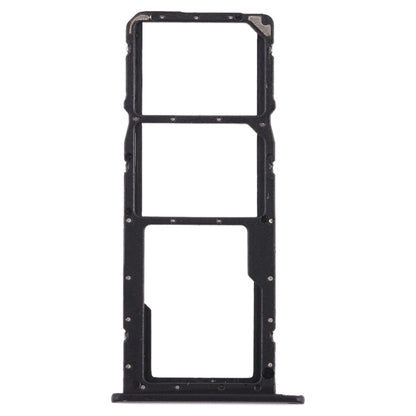 SIM Card Tray + Micro SD Card Tray for Huawei Honor 8X (Black) - Card Socket by buy2fix | Online Shopping UK | buy2fix