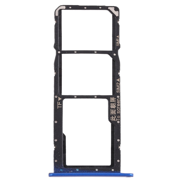 SIM Card Tray + Micro SD Card Tray for Huawei Honor 8X (Blue) by buy2fix