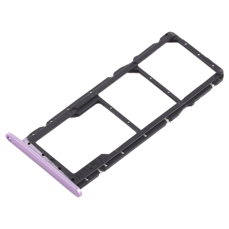 SIM Card Tray + Micro SD Card Tray for Huawei Honor 8X (Purple) by buy2fix