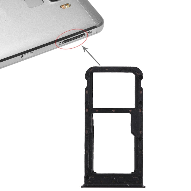 SIM Card Tray for Huawei Honor 7S (Black) by buy2fix