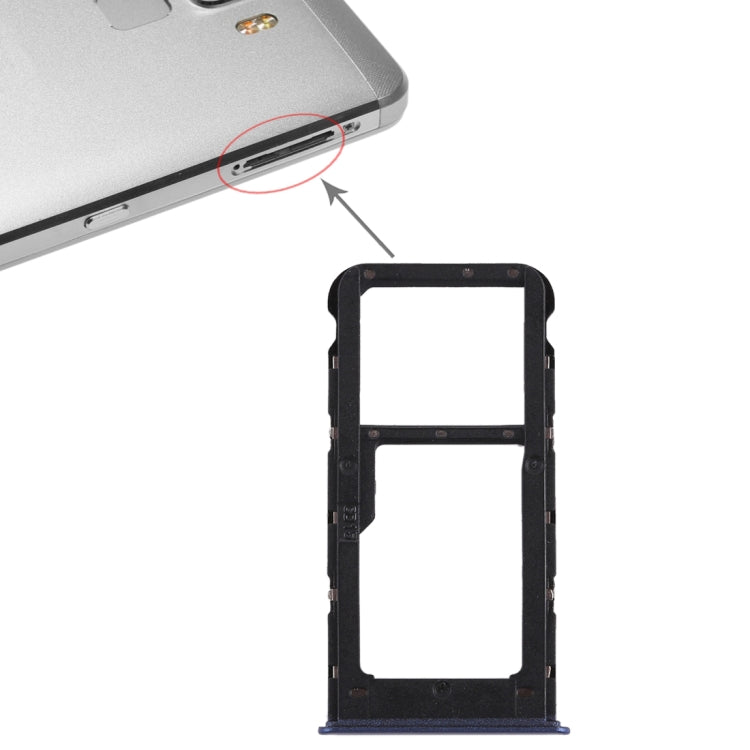 SIM Card Tray for Huawei Honor 7S (Blue) by buy2fix