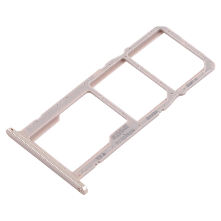 SIM Card Tray + Micro SD Card Tray for Huawei Y5 Prime (2018) / Honor Play 7 (Gold) by buy2fix