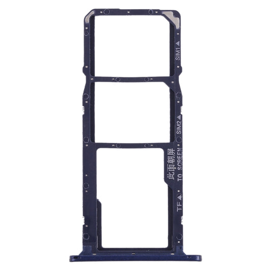 SIM Card Tray + Micro SD Card Tray for Huawei Y5 Prime (2018) / Honor Play 7 (Blue) by buy2fix