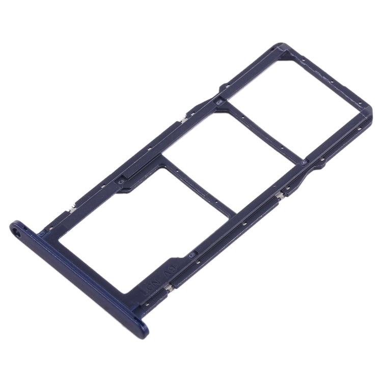 SIM Card Tray + Micro SD Card Tray for Huawei Y5 Prime (2018) / Honor Play 7 (Blue) by buy2fix