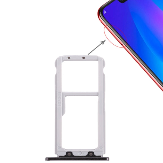 SIM Card Tray for Huawei Nova 3 (Black) - Card Socket by buy2fix | Online Shopping UK | buy2fix
