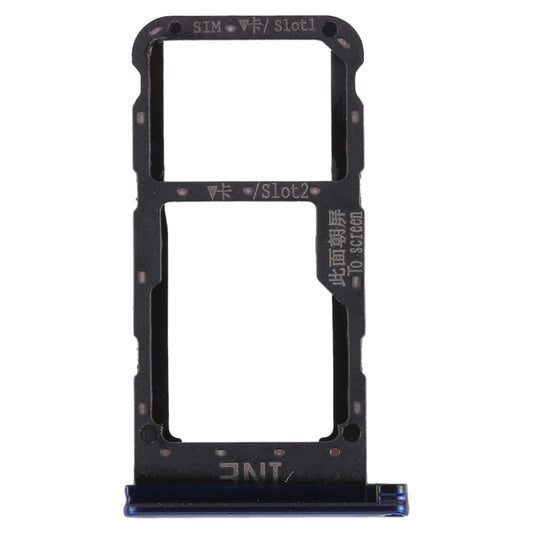 SIM Card Tray for Huawei P smart + / Nova 3i(Blue) - Card Socket by buy2fix | Online Shopping UK | buy2fix